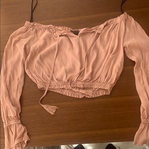 Pink forever 21 crop top